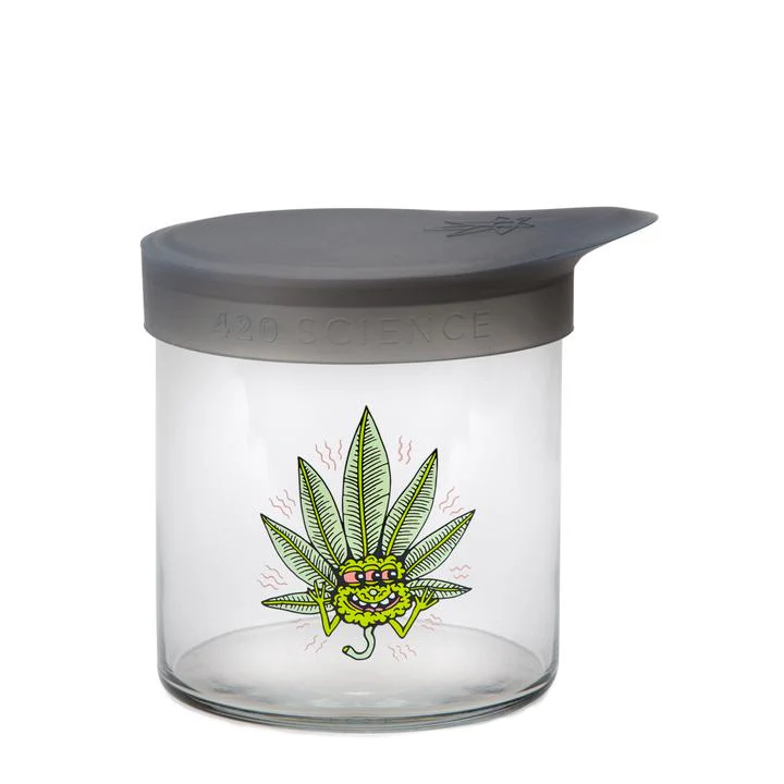 Medium Wide Mouth Jar With Silicone Lid - Image 8