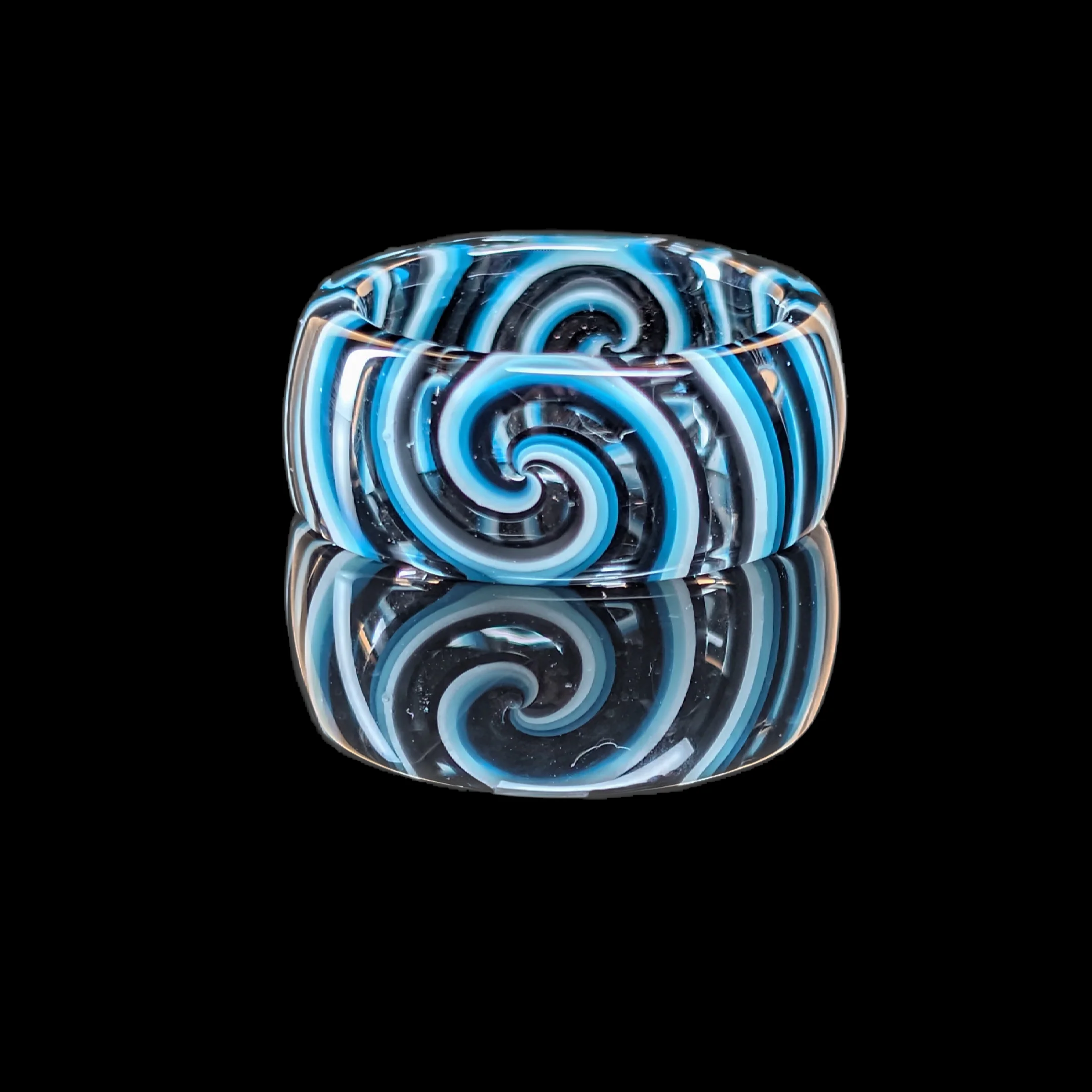 Glass Linework Ring by Pho Sco USA