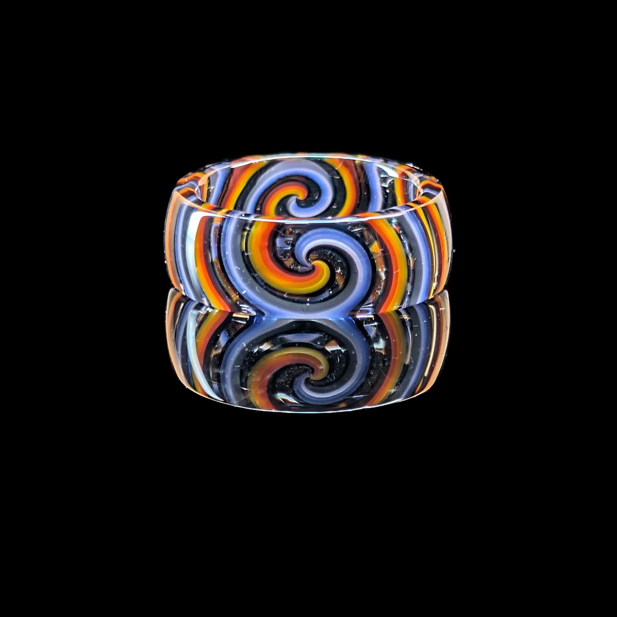 Glass Linework Ring by Pho Sco USA