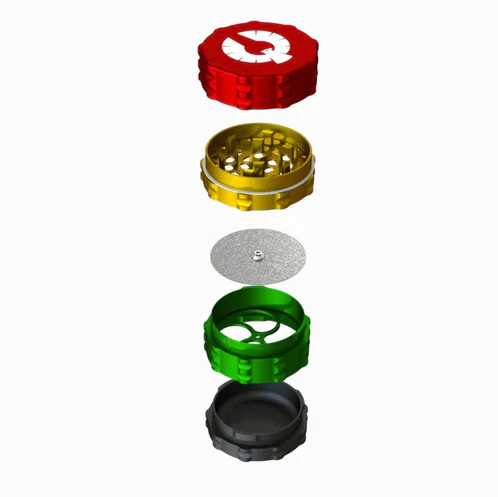 Phoenician 4 Piece Threadless Grinder Medium 62mm - Image 17