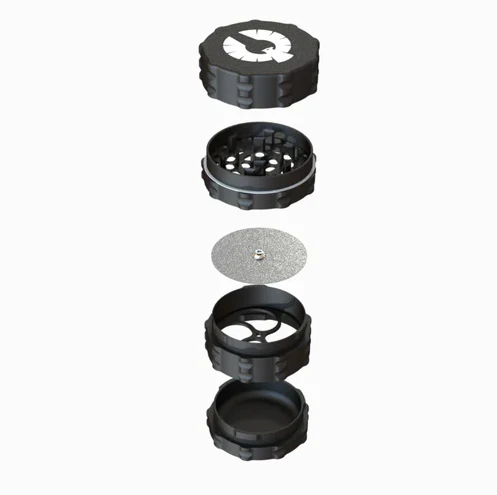 Phoenician 4 Piece Threadless Grinder Medium 62mm - Image 18