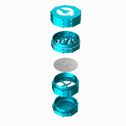 Phoenician 4 Piece Threadless Grinder Medium 62mm - Image 21