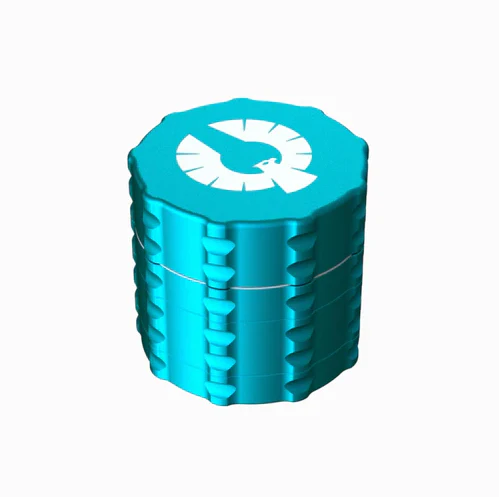 Phoenician 4 Piece Threadless Grinder Medium 62mm - Image 6