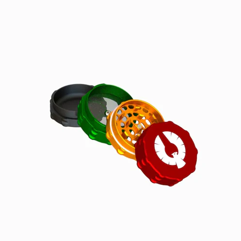 Phoenician 4 Piece Threadless Grinder Medium 62mm - Image 9