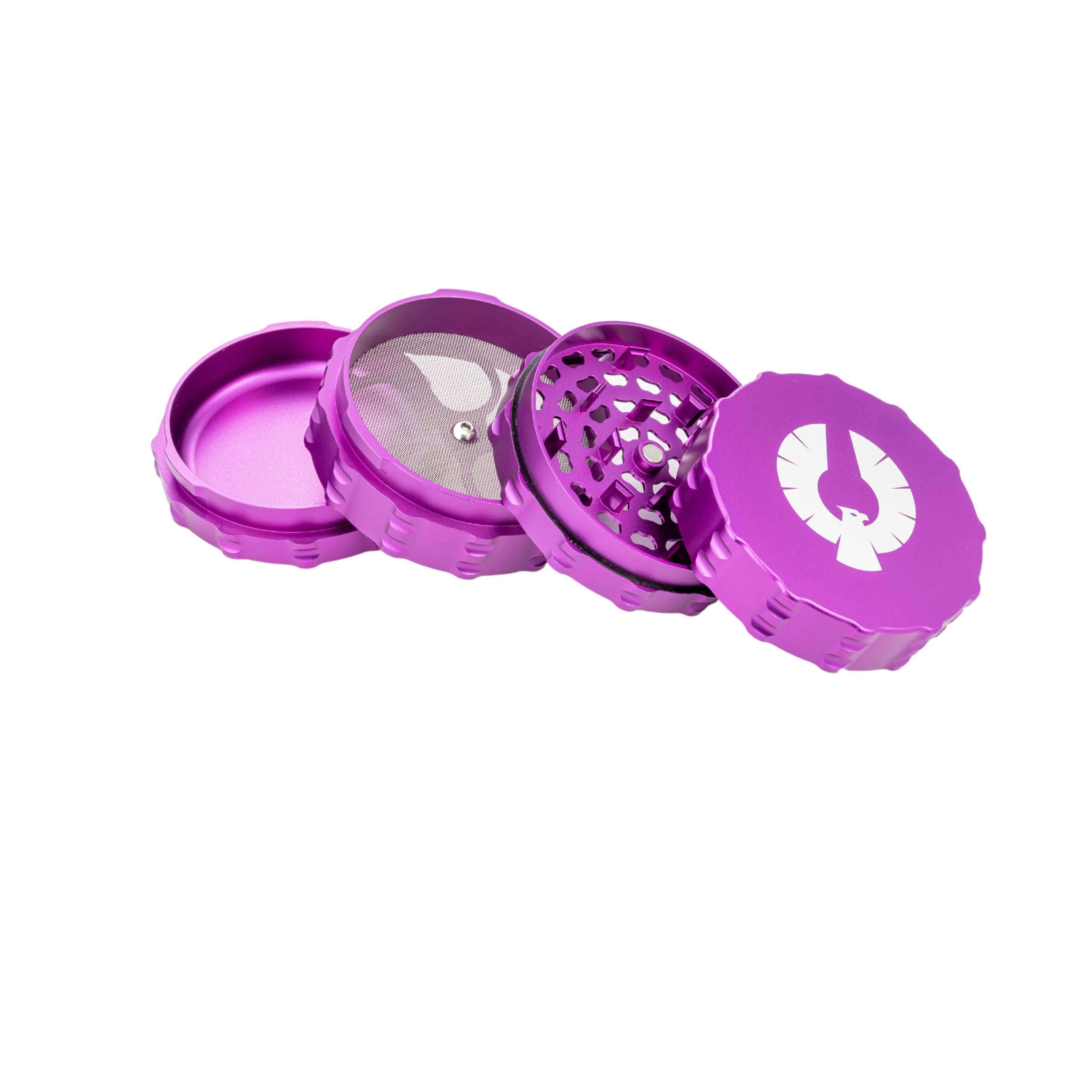 Phoenician Threadless Flat Top 4 Piece Grinder Large 82mm - Image 3