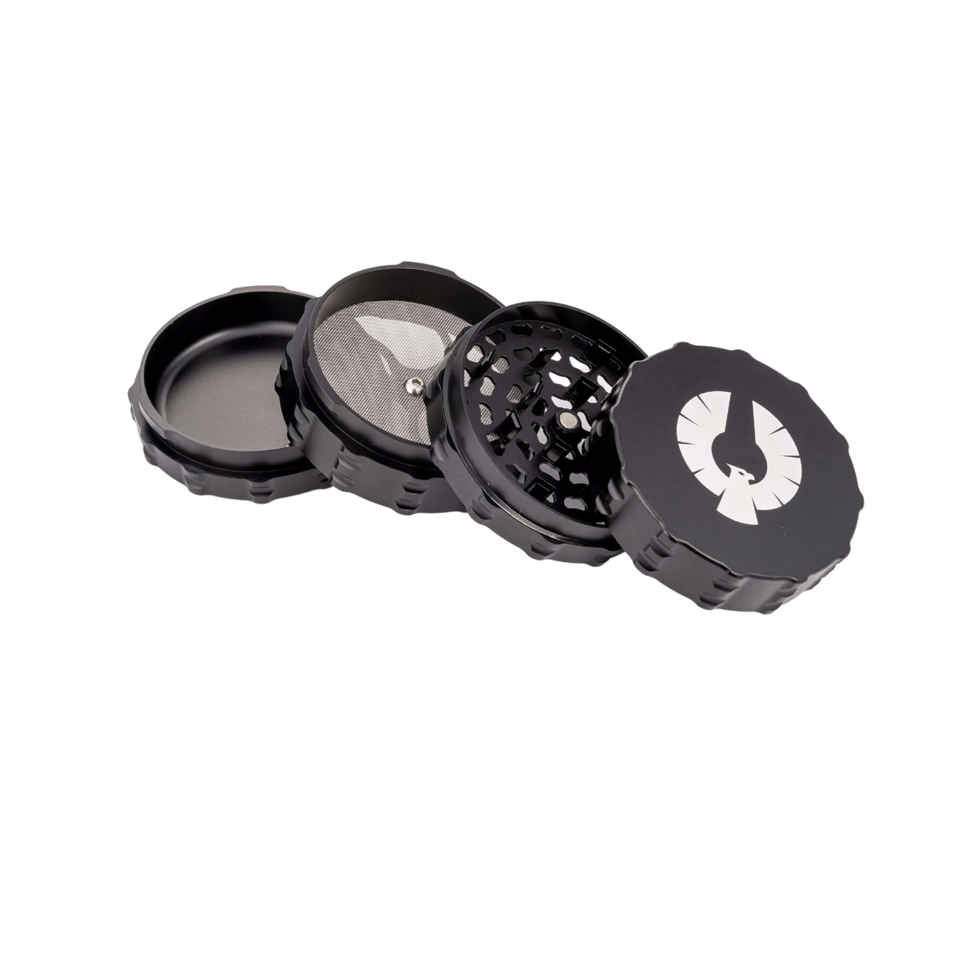 Phoenician Threadless Flat Top 4 Piece Grinder Large 82mm - Image 6