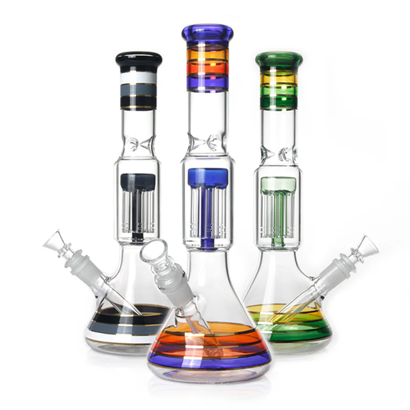 Phoenix Star 33cm 5mm Beaker w/ 8 Arm Tree Perc