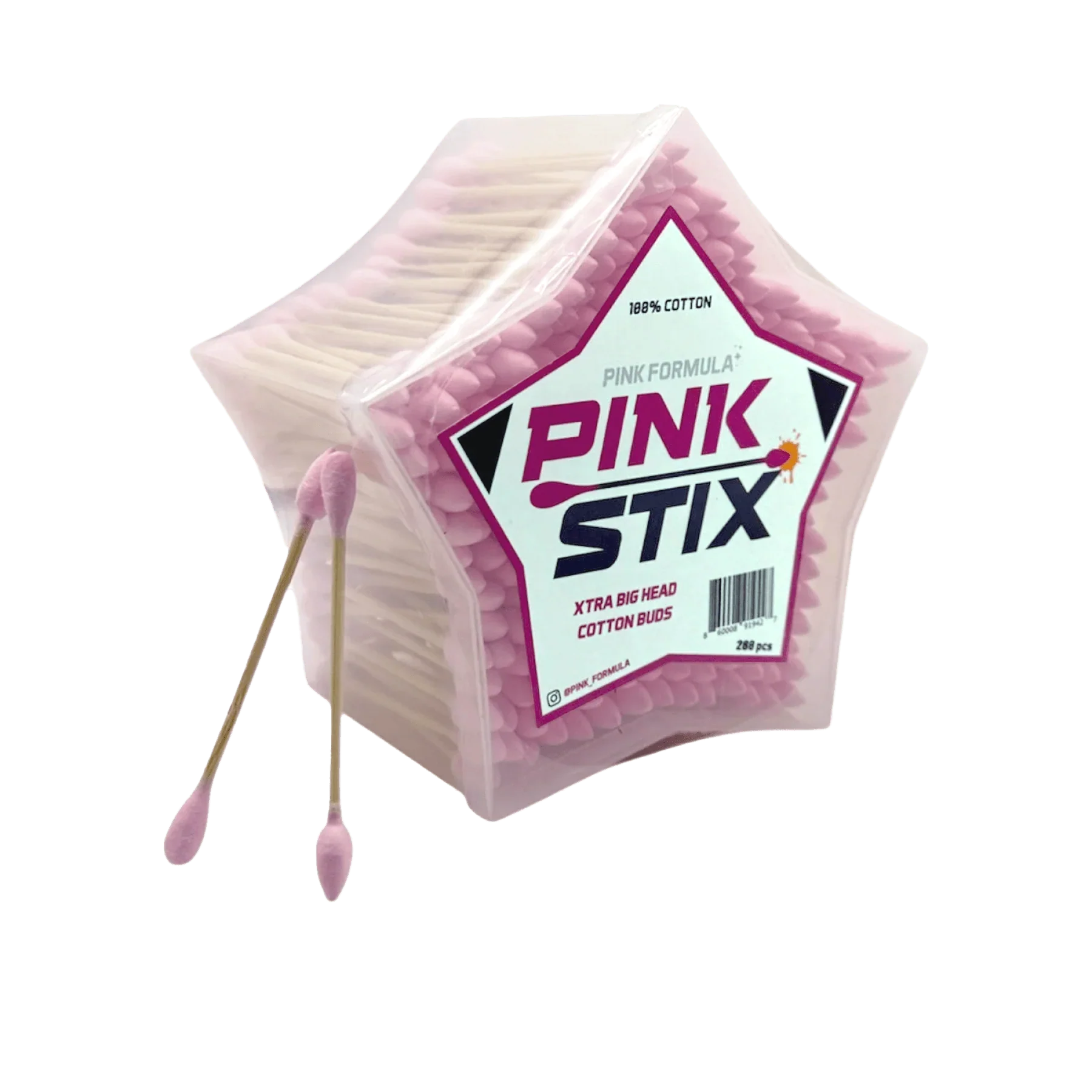 Pink Stix XL Cotton Tips