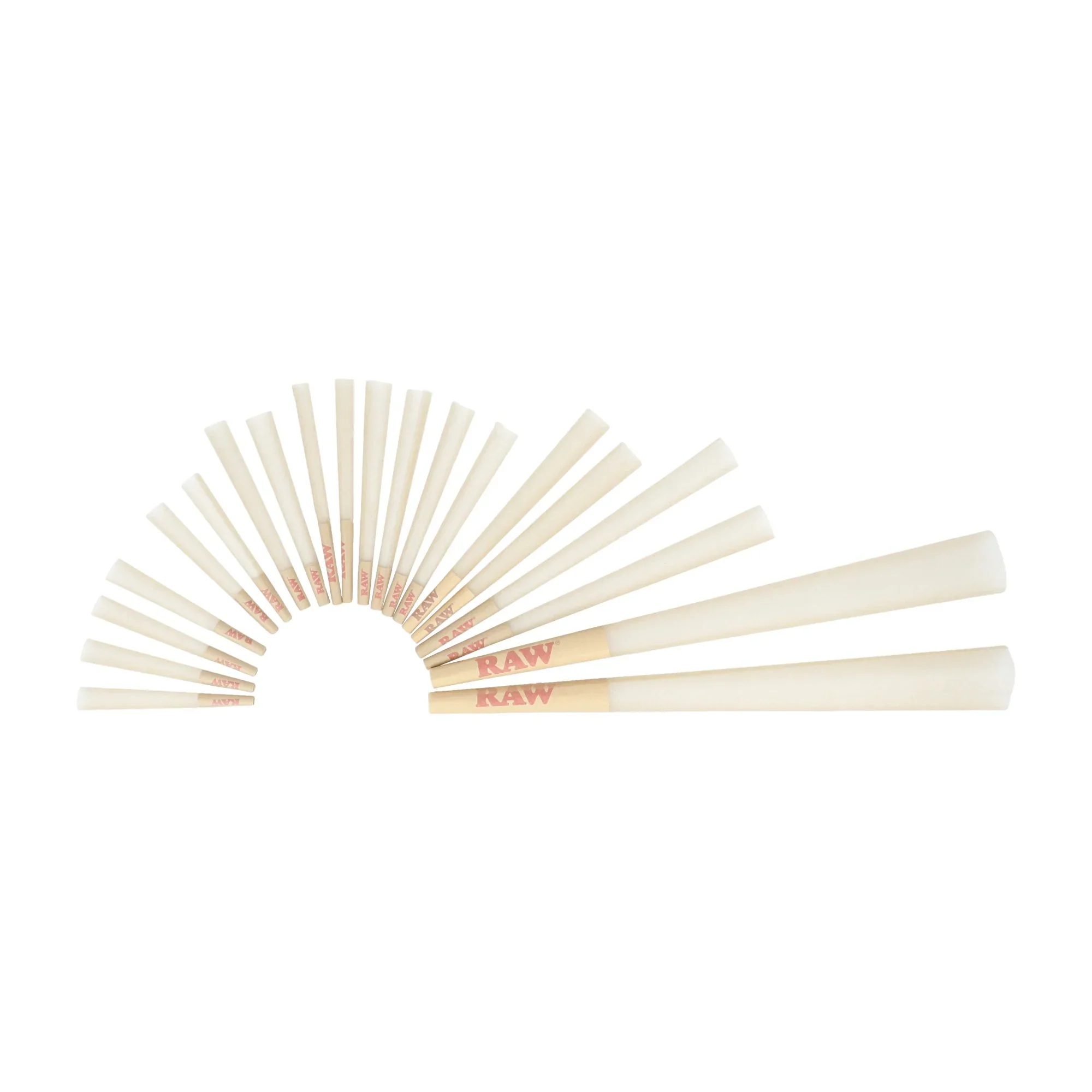 RAW 20 Stage RAWket Launcher Pack 5 different Size cones 20 per pack - Image 3