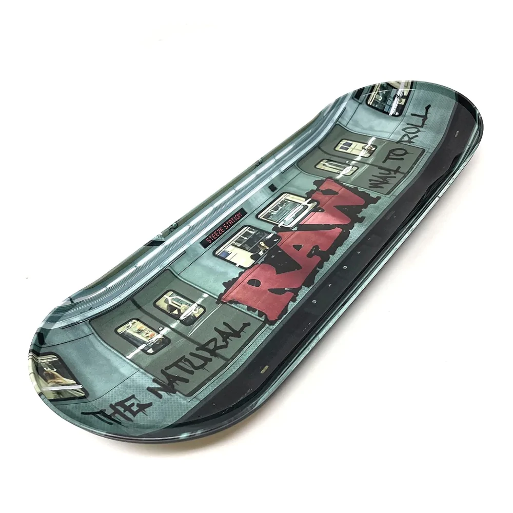 RAW Metal Skate Deck Rolling Tray