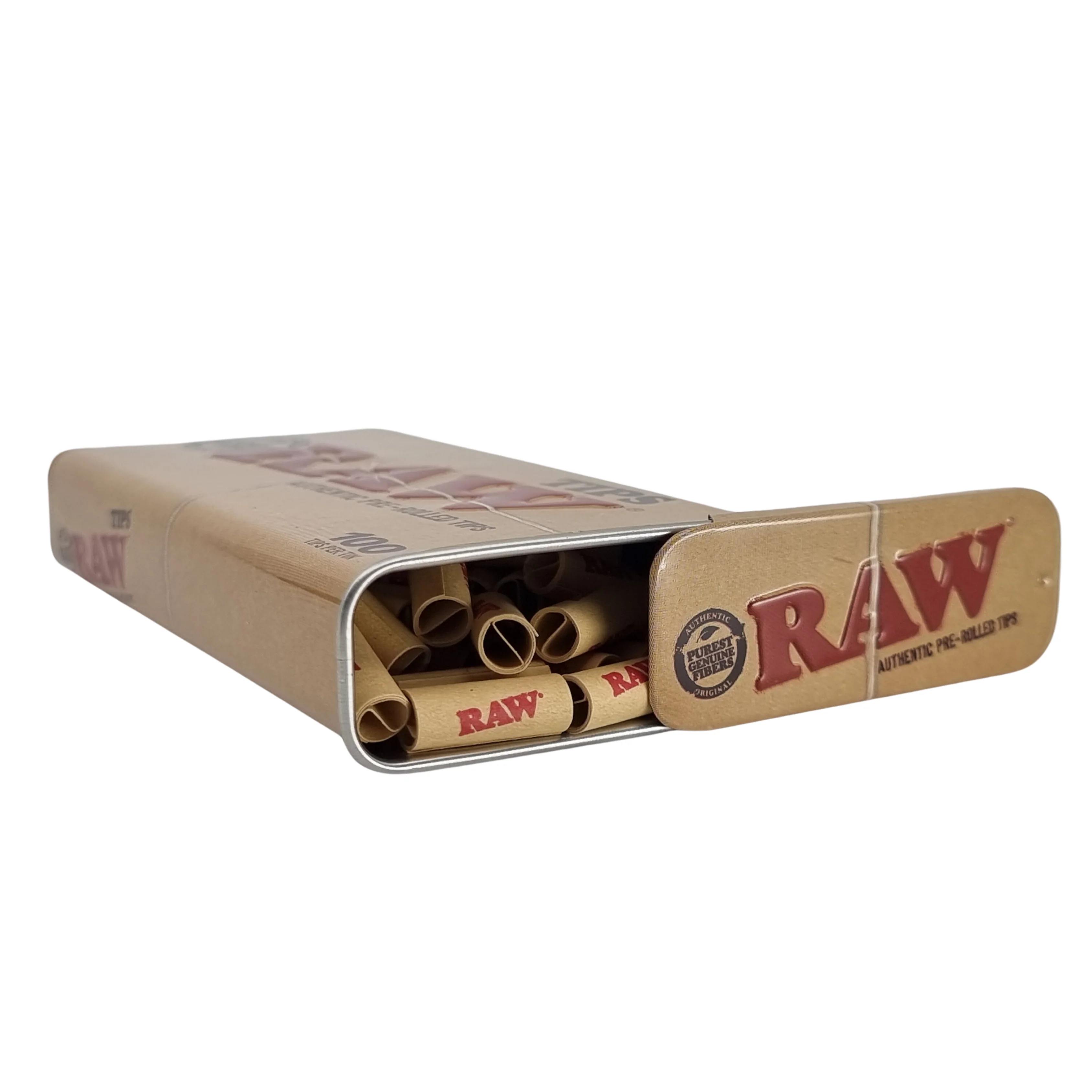RAW Pre-Rolled Tips Tin 100 pack