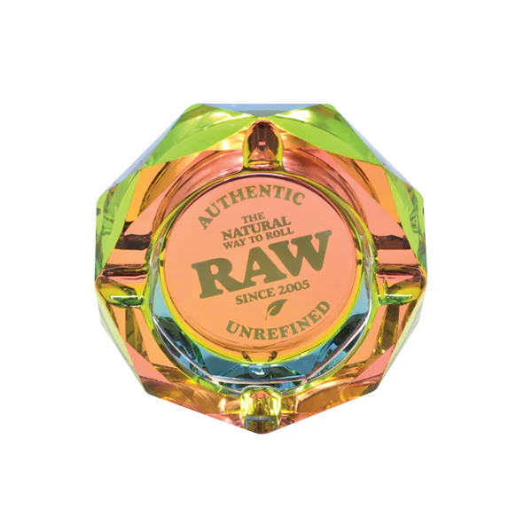 RAW Rainbow Glass Ashtray