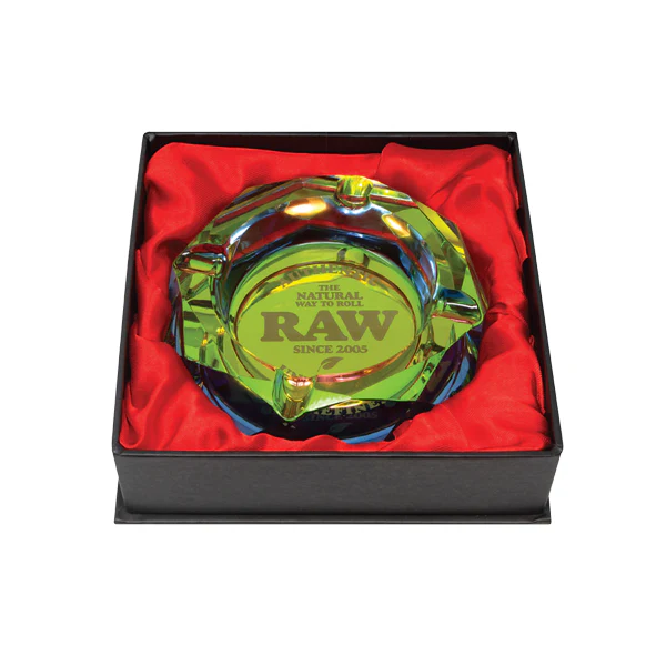 RAW Rainbow Glass Ashtray - Image 2