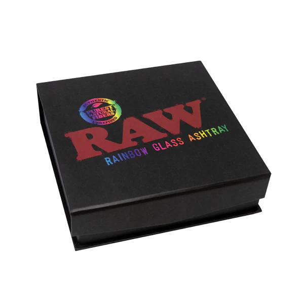 RAW Rainbow Glass Ashtray - Image 3