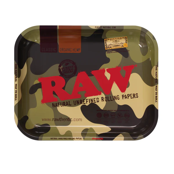 RAW Rolling Tray Large Camo 34x27.5cm