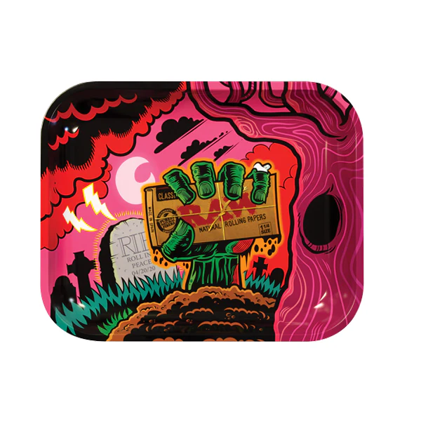 RAW Rolling Tray Large Zombie 34 x 27.5cm
