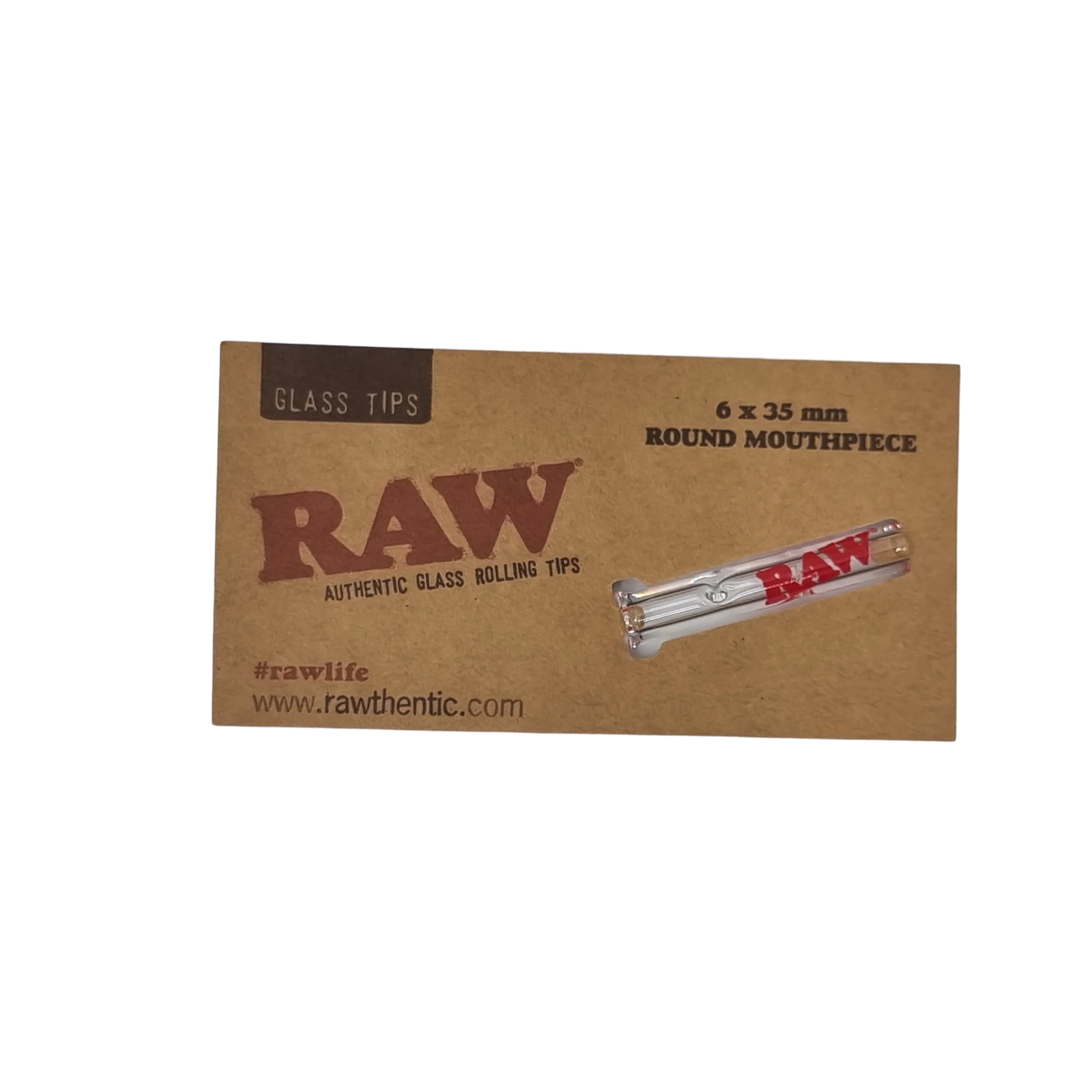 RAW Round Glass Filter Tip