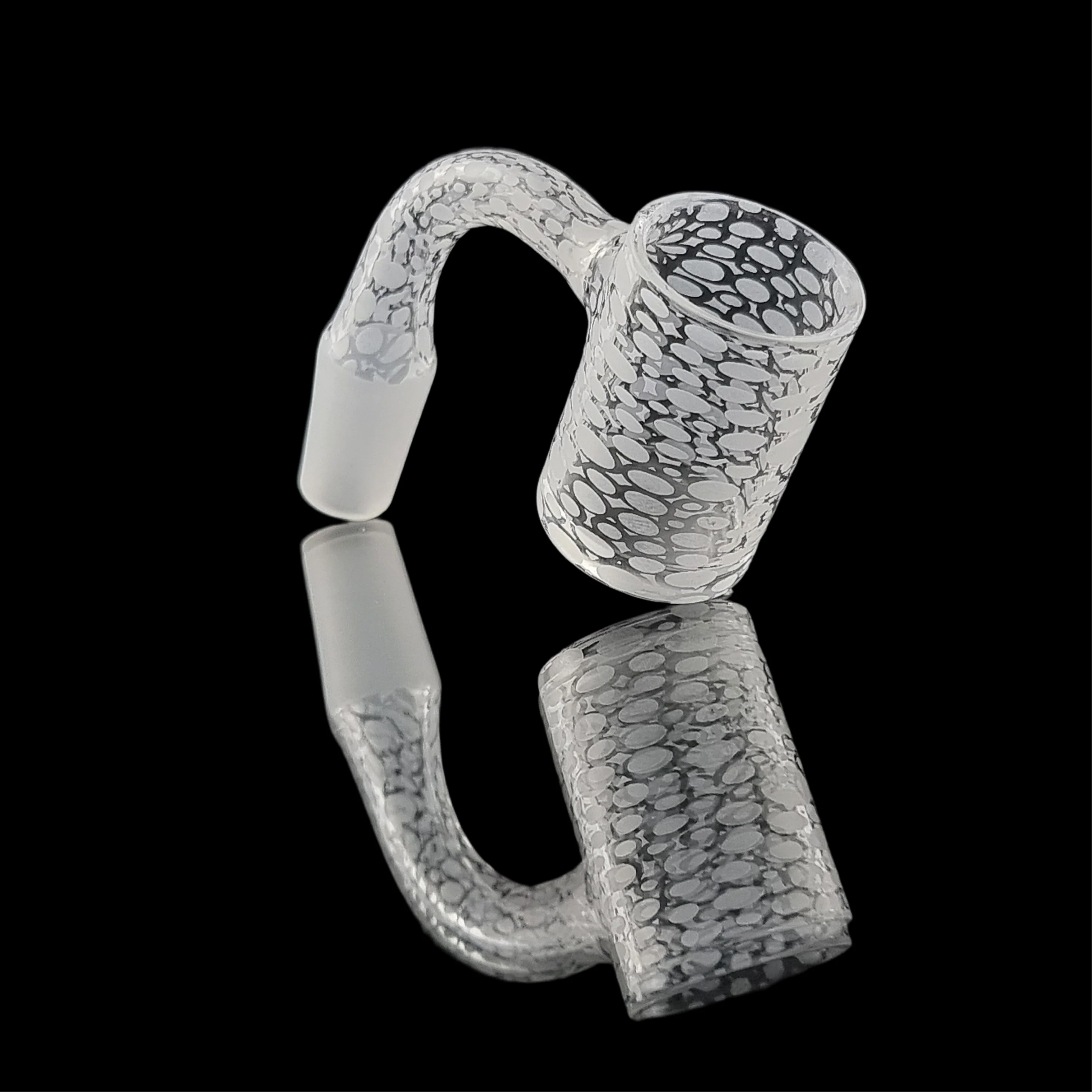 Sandblasted Full Weld, Beveled Edge Quartz Banger 25mm OD - Image 3