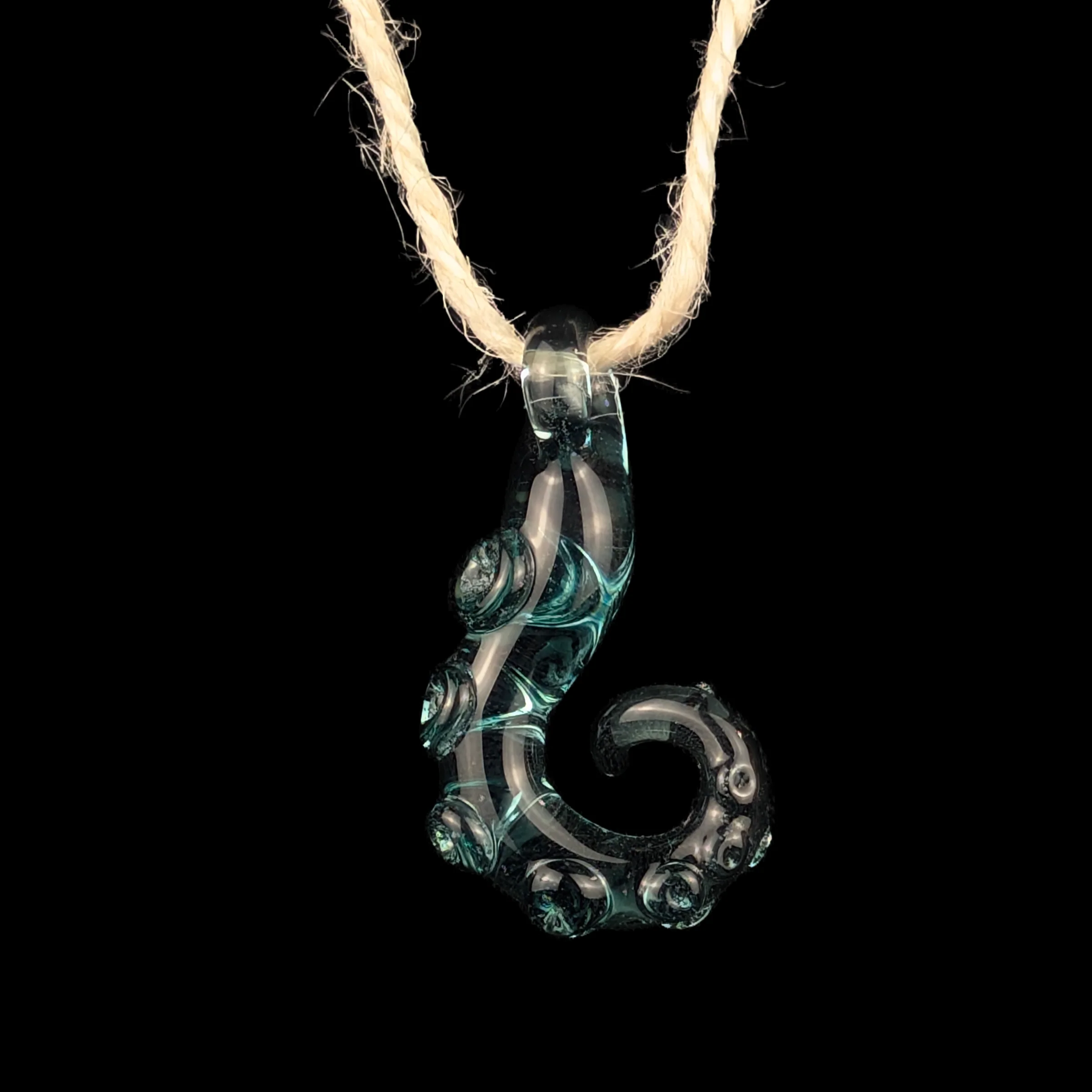 Atlantis Colour J Style Tentacle Pendy by Wicked Glass