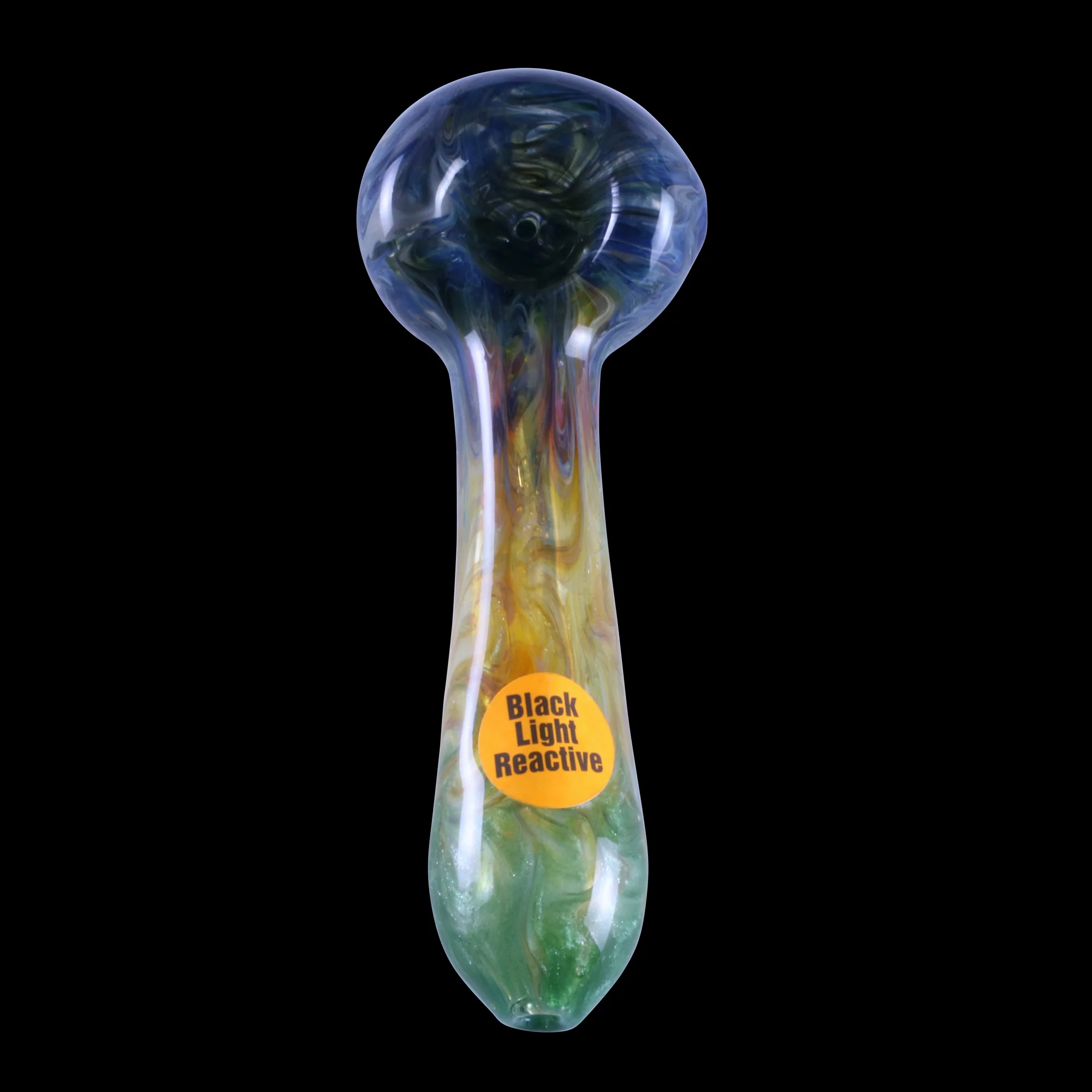 Sparkle Marbleized UV Reactive Glass Pipe - Image 2