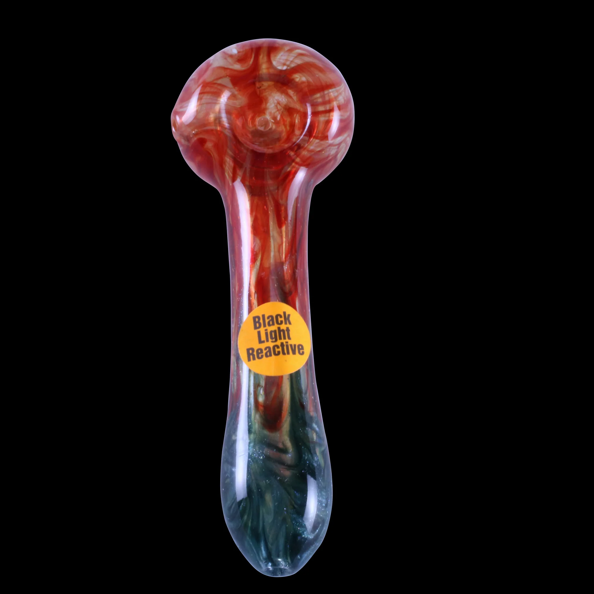 Sparkle Marbleized UV Reactive Glass Pipe - Image 4