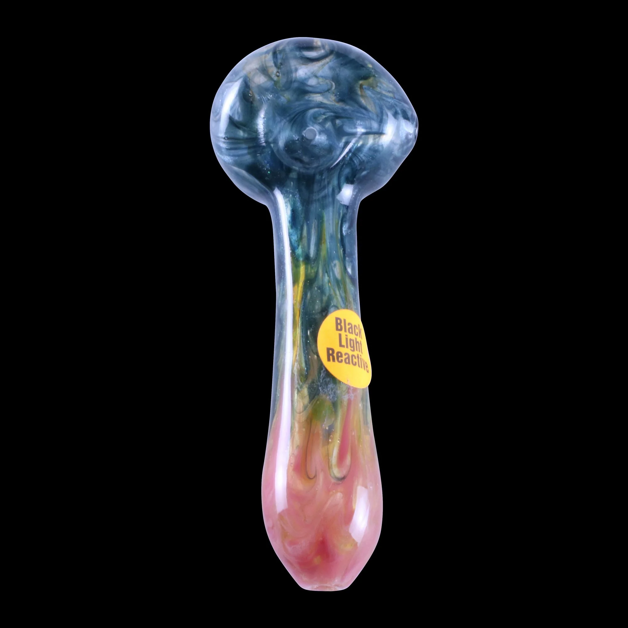 Sparkle Marbleized UV Reactive Glass Pipe - Image 5
