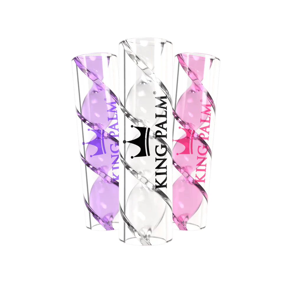 Spiral Glass Filter Tips by King Palm