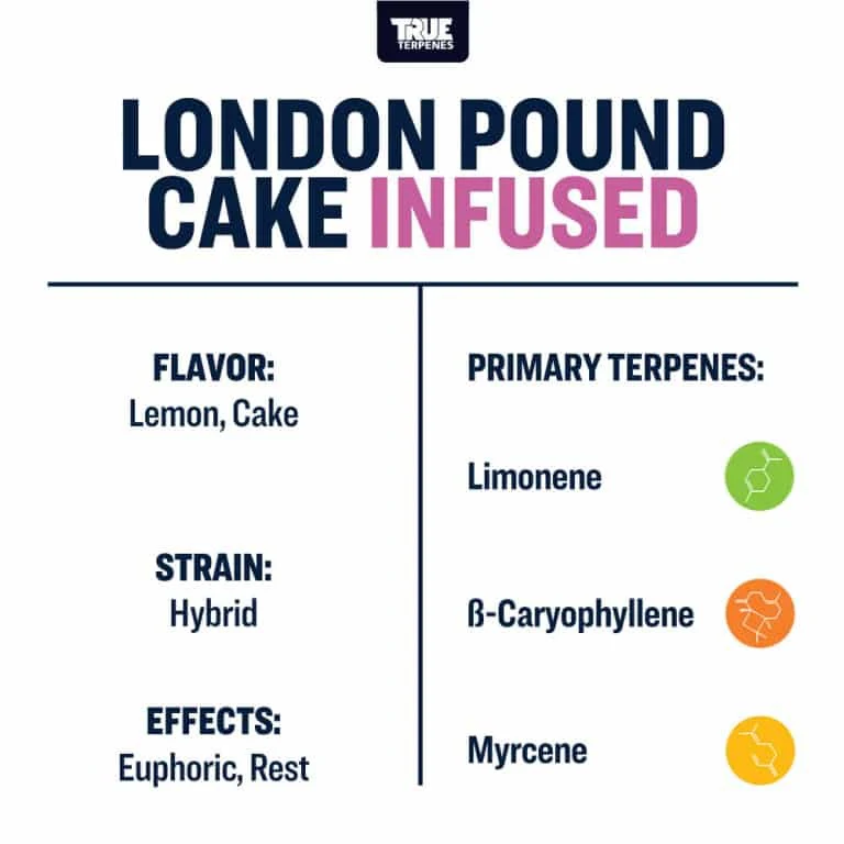True Terpenes- London Pound Cake Strain Profile - Image 3