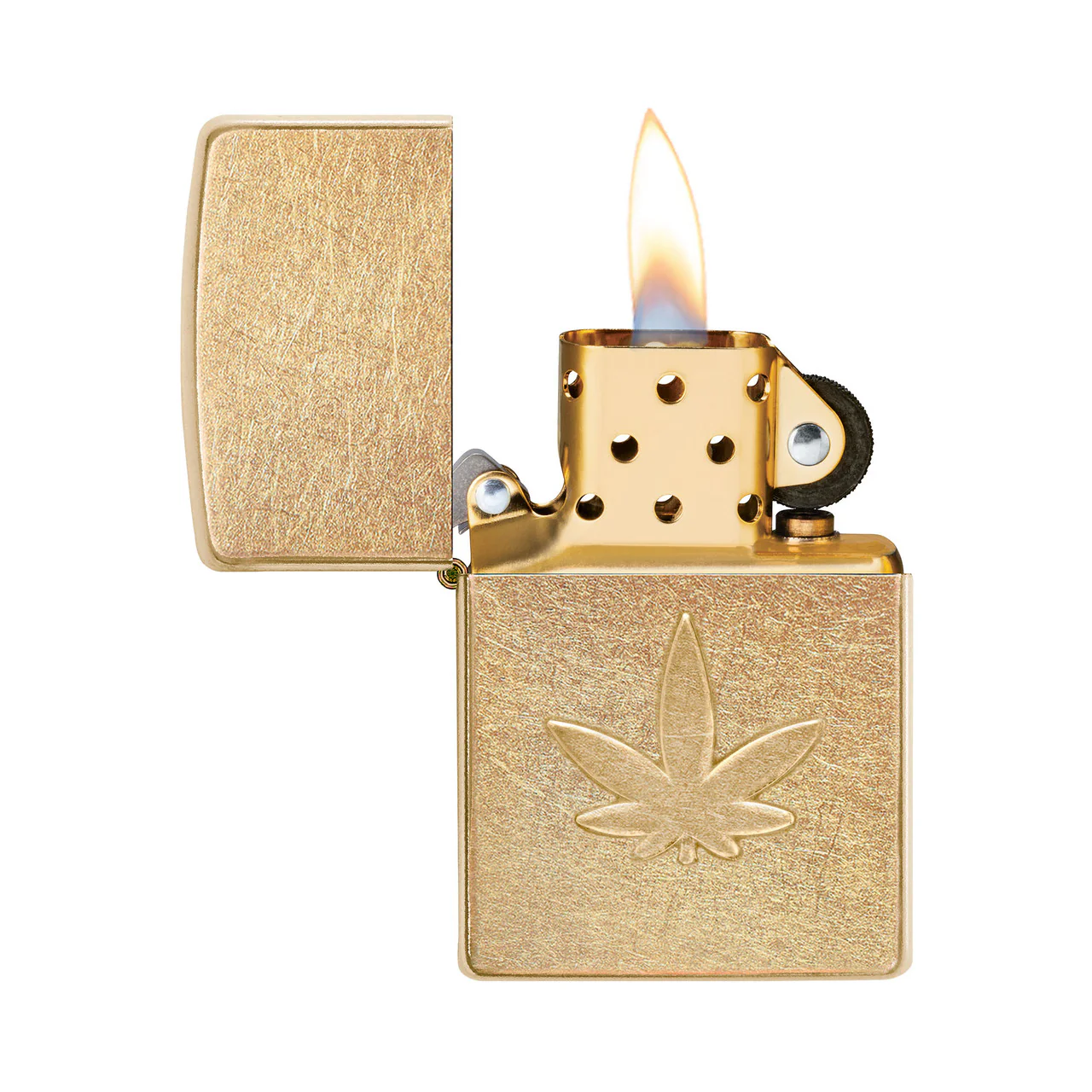 Zippo Cannabis Design Stamped - Image 3