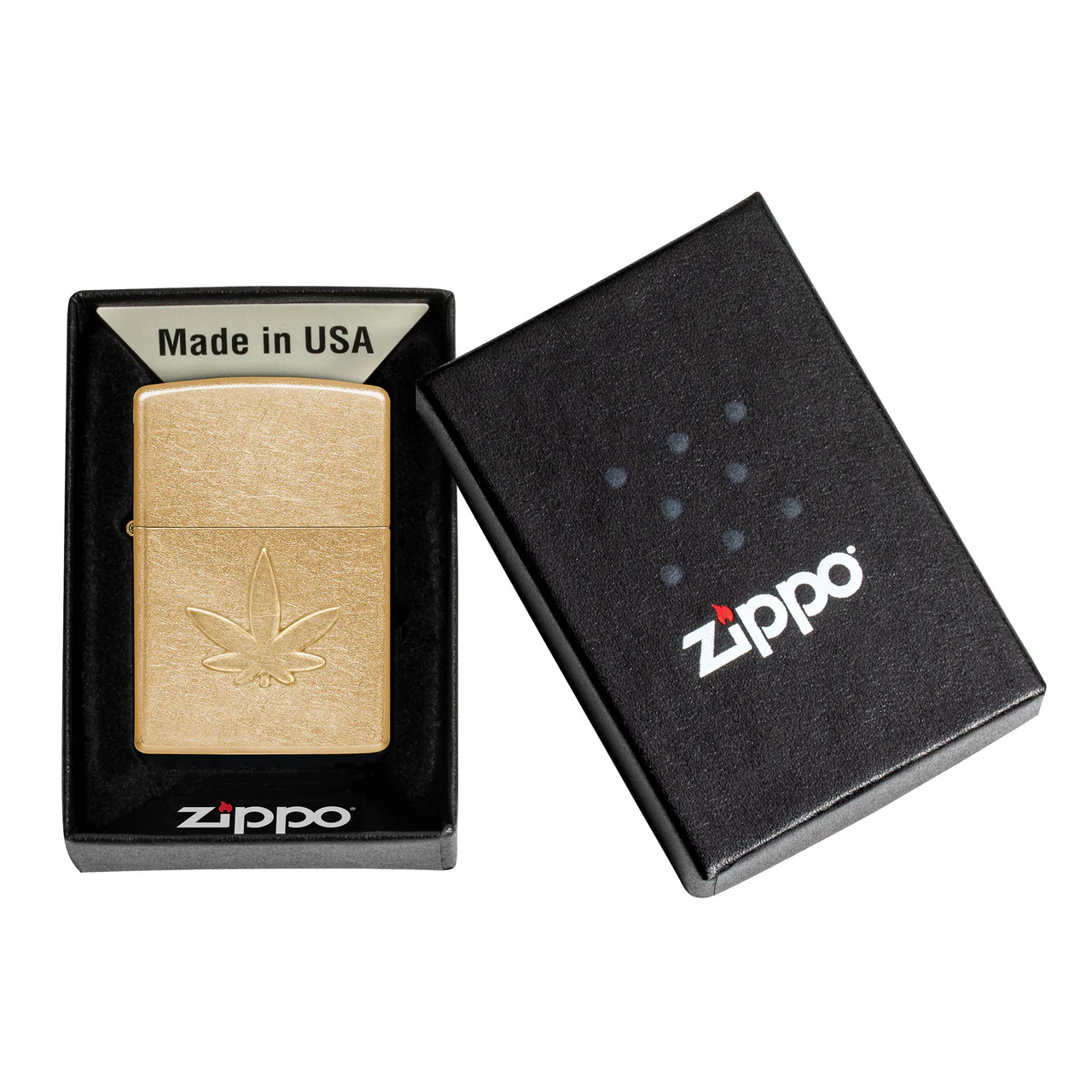 Zippo Cannabis Design Stamped - Image 5