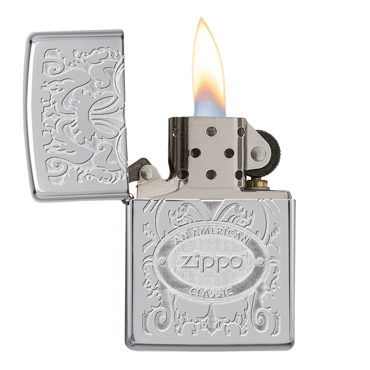 Zippo Crown Stamp Classic- High Polish Chrome - Image 2