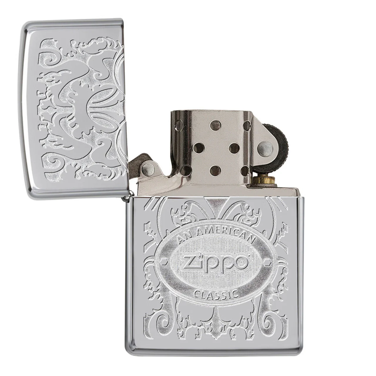 Zippo Crown Stamp Classic- High Polish Chrome - Image 3