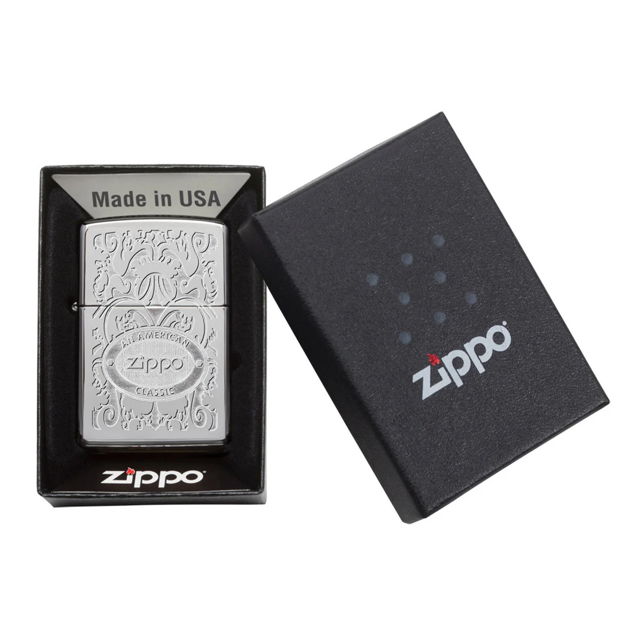 Zippo Crown Stamp Classic- High Polish Chrome - Image 4