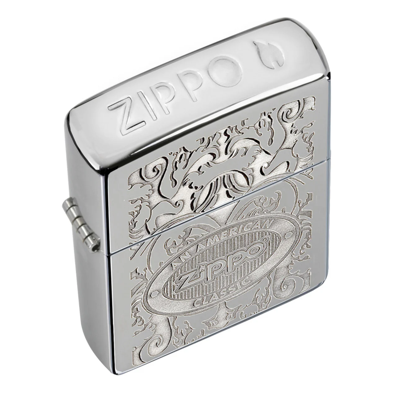 Zippo Crown Stamp Classic- High Polish Chrome - Image 5