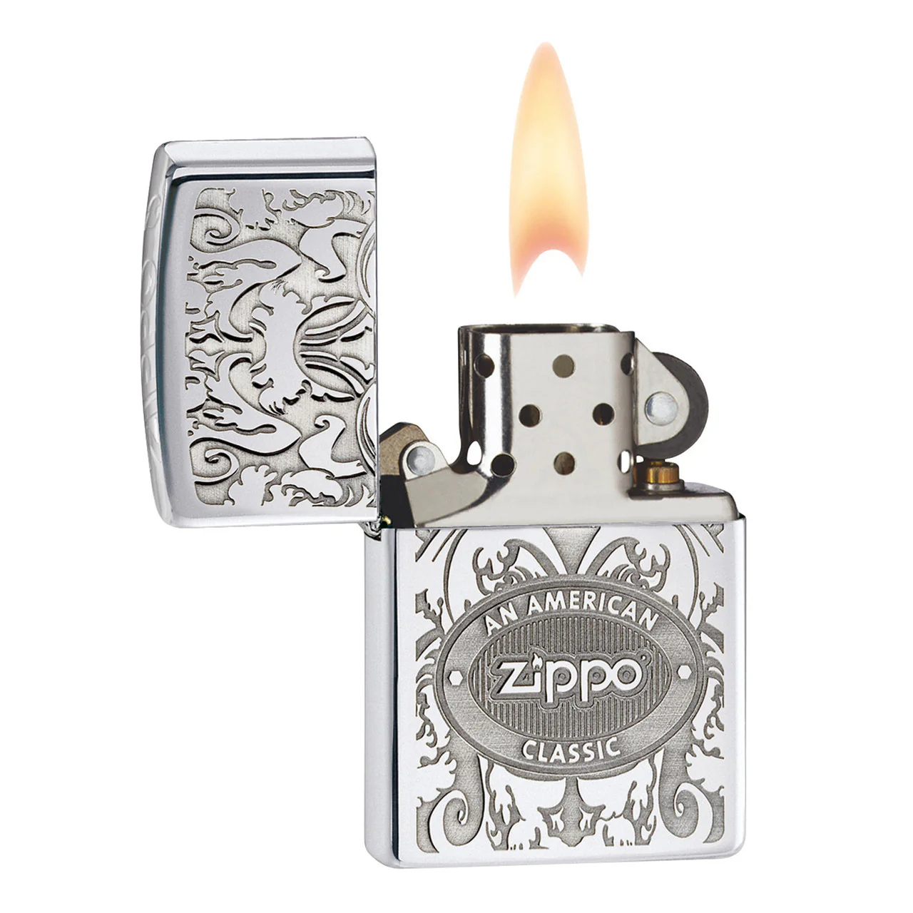 Zippo Crown Stamp Classic- High Polish Chrome - Image 6