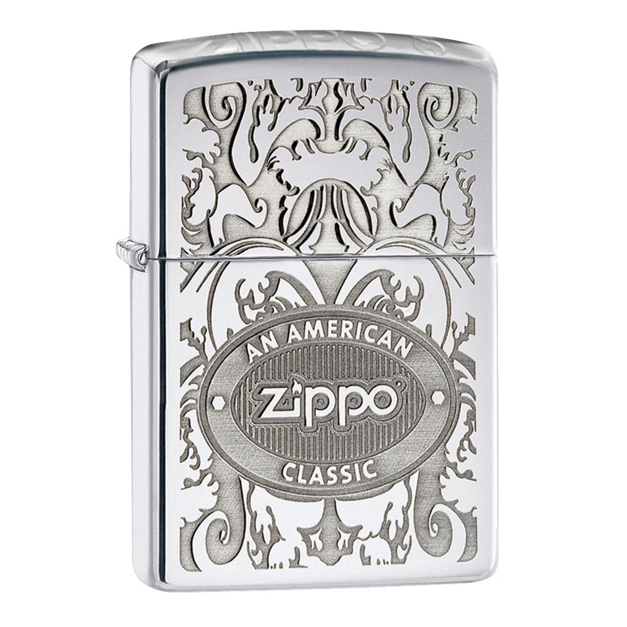 Zippo Crown Stamp Classic- High Polish Chrome - Image 7