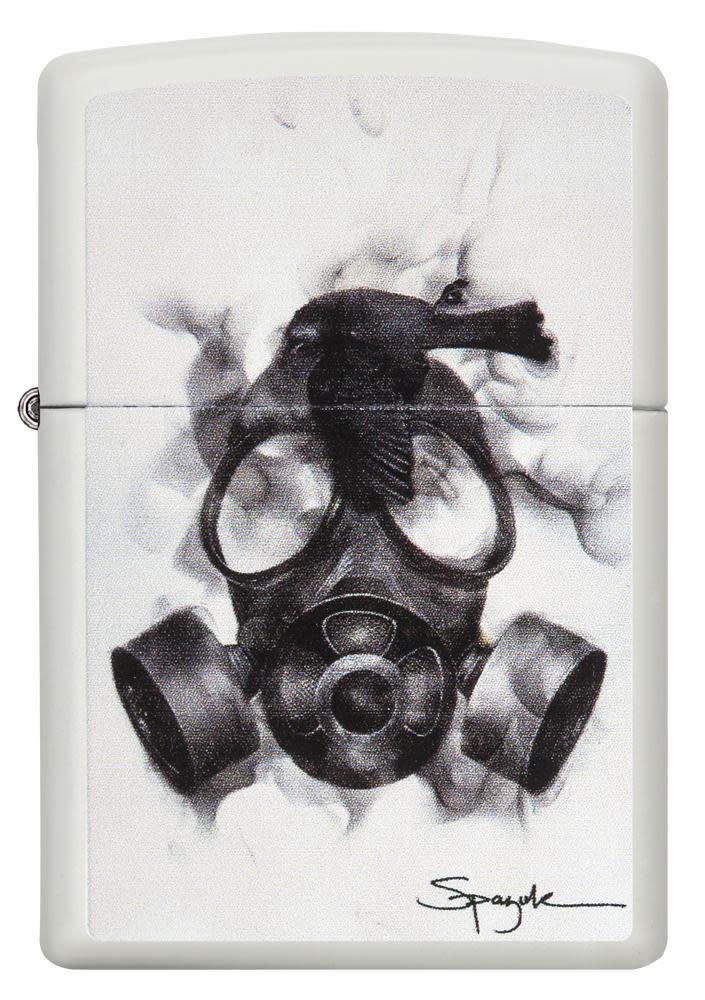 Zippo Spazuk (White Matte Gas Mask) - Image 2