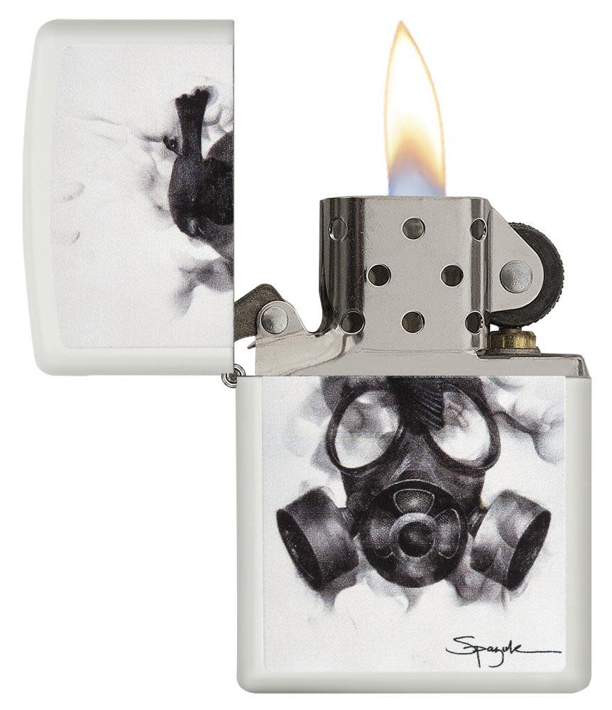 Zippo Spazuk (White Matte Gas Mask) - Image 3