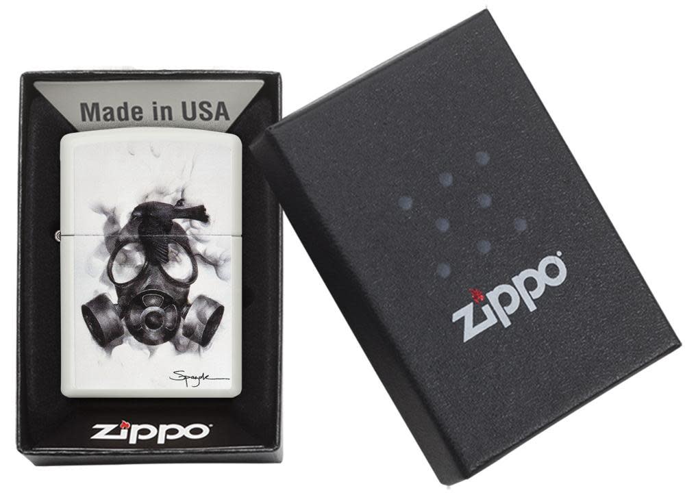 Zippo Spazuk (White Matte Gas Mask) - Image 4