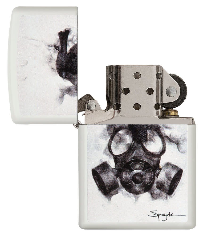 Zippo Spazuk (White Matte Gas Mask) - Image 5